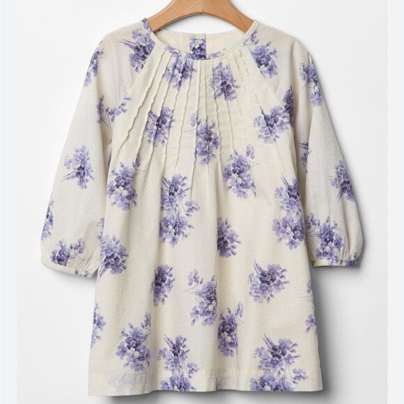 BabyGap Floral dobby pintuck dress Size 5 - Picture 1 of 5